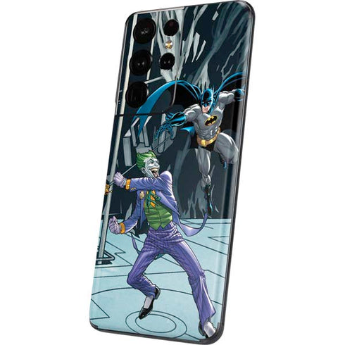DC Comics The Joker vs Batman Art Galaxy S21 Ultra 5G Skin
